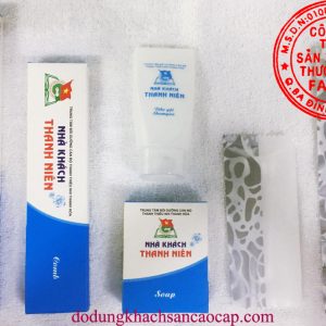 Bộ bàn chải đánh răng in logo thông tin khách sạn theo yêu cầu
