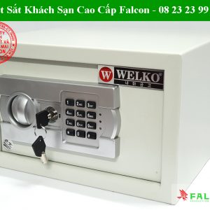 két sắt khách sạn khoá cơ điện tử
