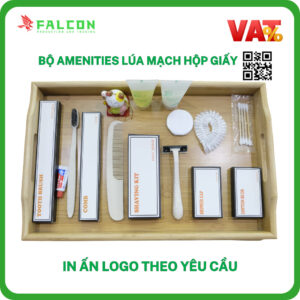 Bộ amenities trong khách sạn bao bì hộp giấy có sẵn