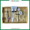 Bộ amenities lúa mạnh bao bì túi giấy thân thiện với môi trường